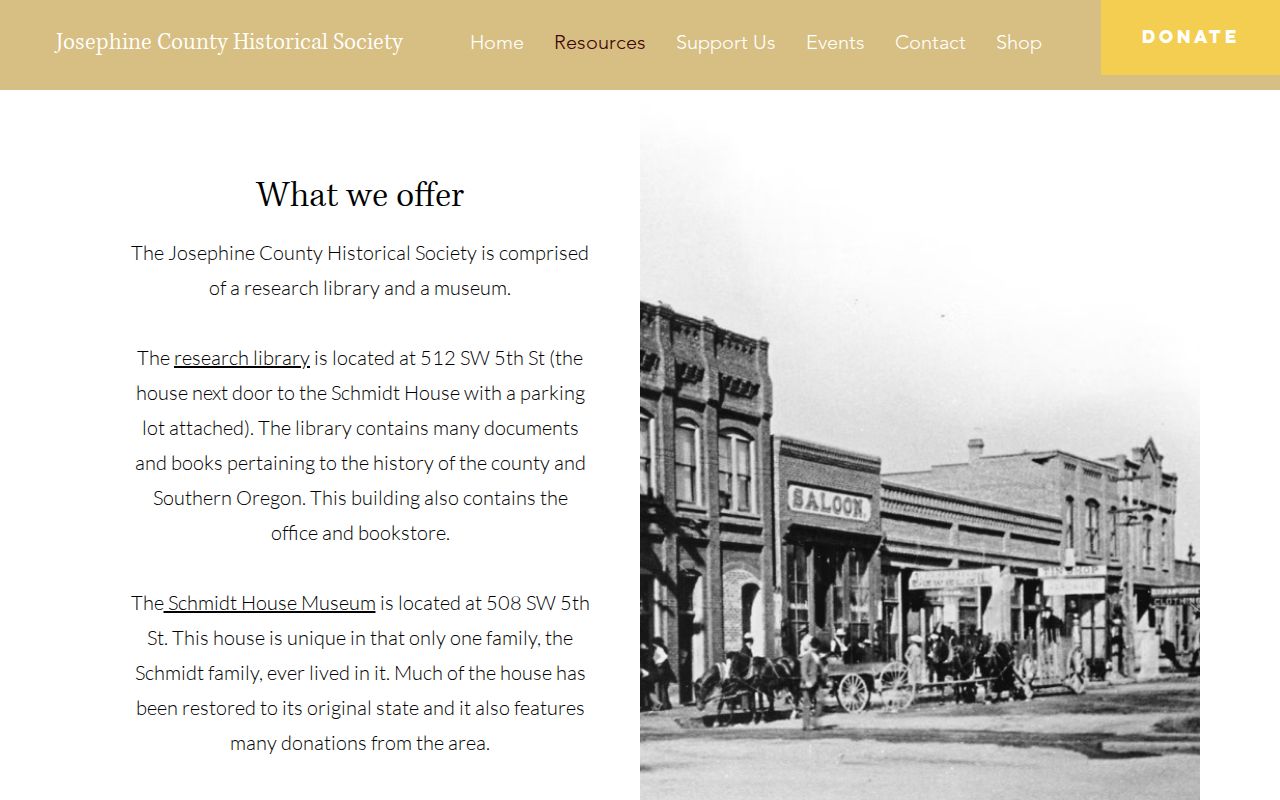Grants Pass previous residents Josephine County Historical Society Research Library
